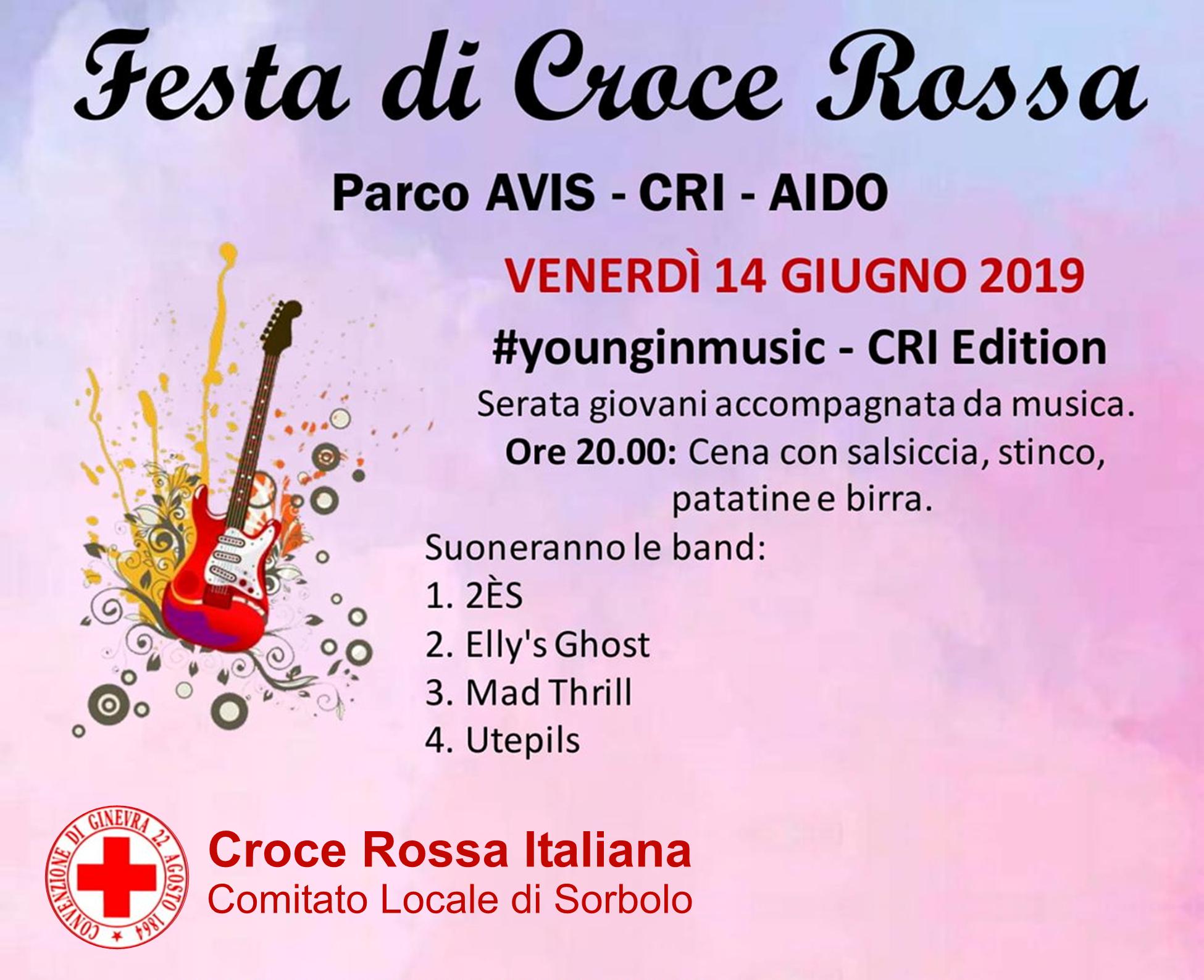 Young in Music @ Festa Croce Rossa Italiana Sorbolo - 14 giugno 2019