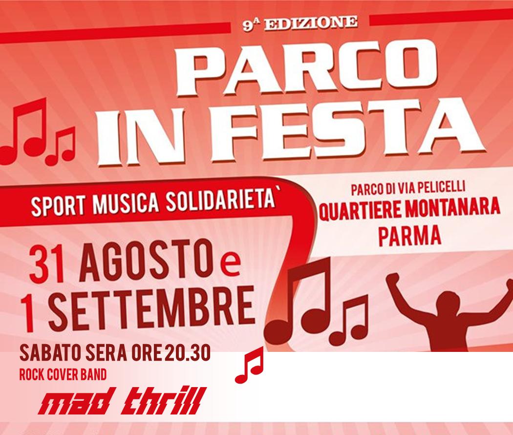 Festa quartiere Montanara Parma - sabato 31 agosto 2019 ore 20.30