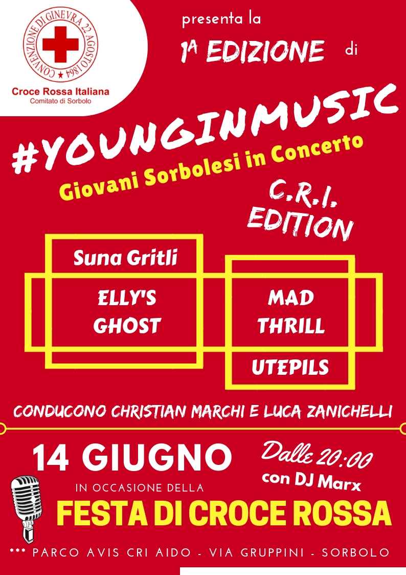 Young in Music @ Festa Croce Rossa Italiana Sorbolo - 14 giugno 2019