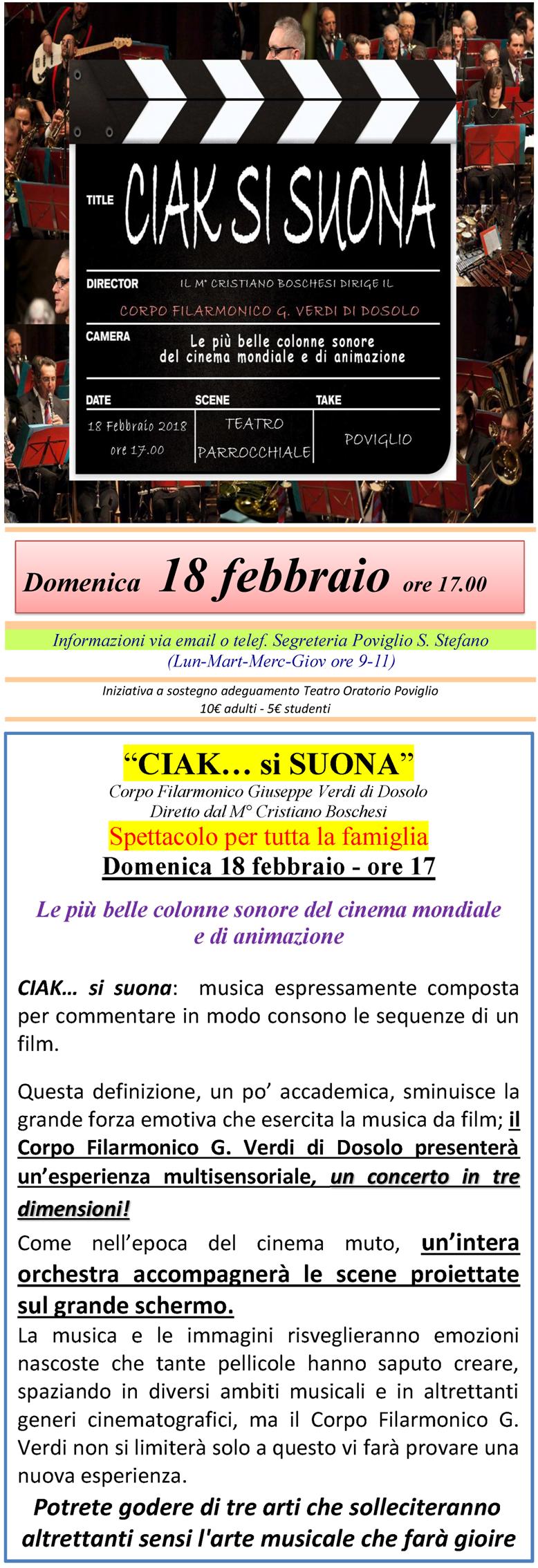 Locandina: 2017-18 &raquo; Banda Dosolo 18-02-2018