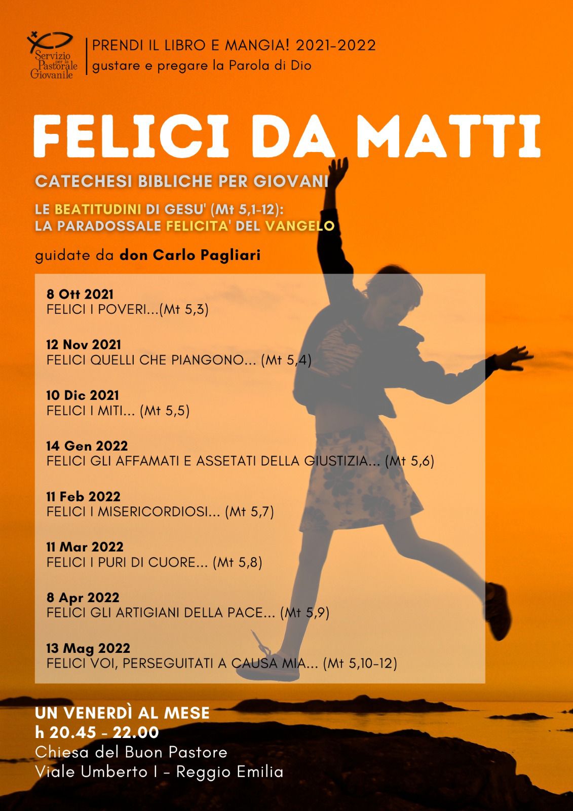 Felici da matti - Catechesi giovani diocesi Reggio Emilia 2021 don Carlo Pagliari