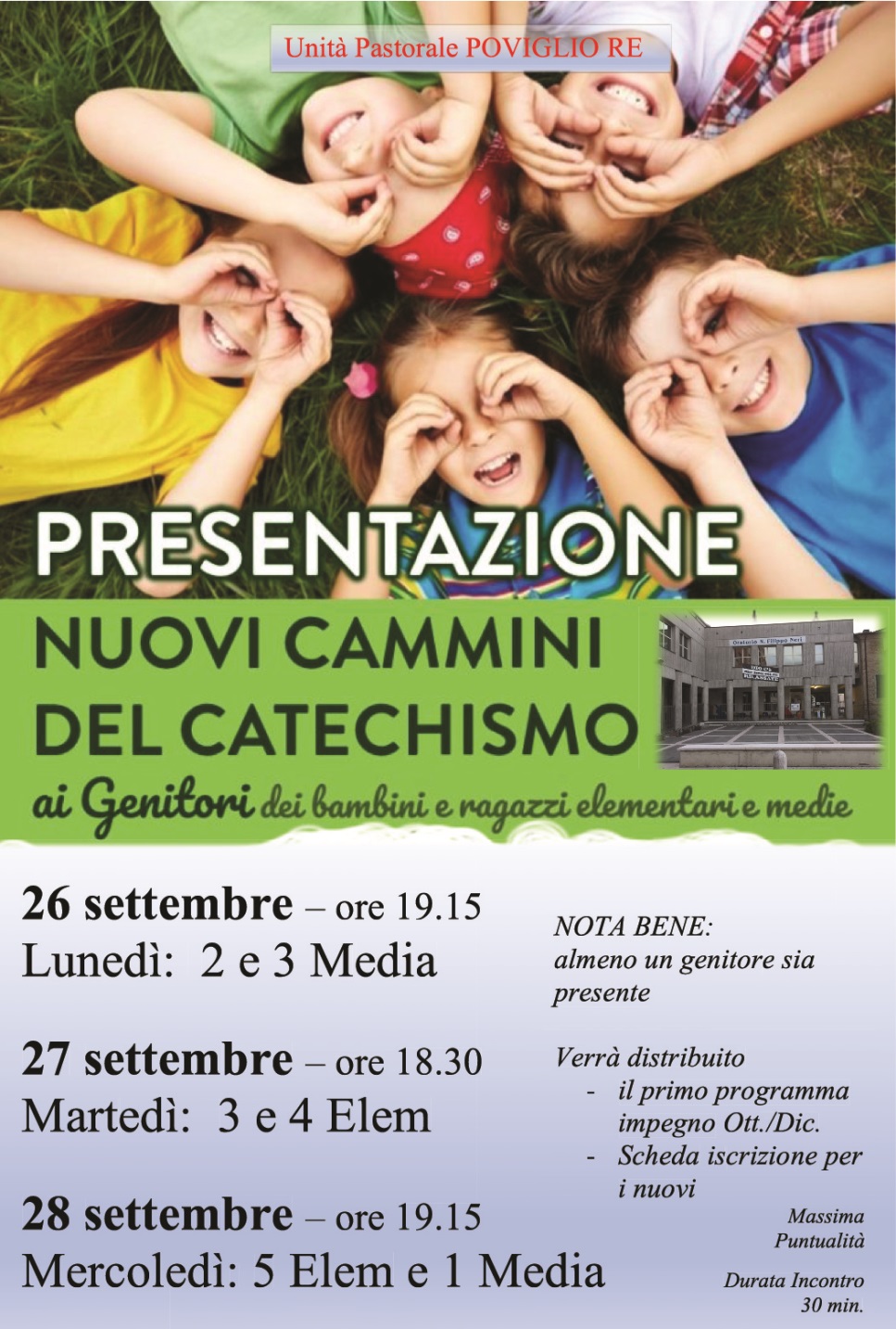 Presentazione nuovi cammini del catechismo 2022-2023